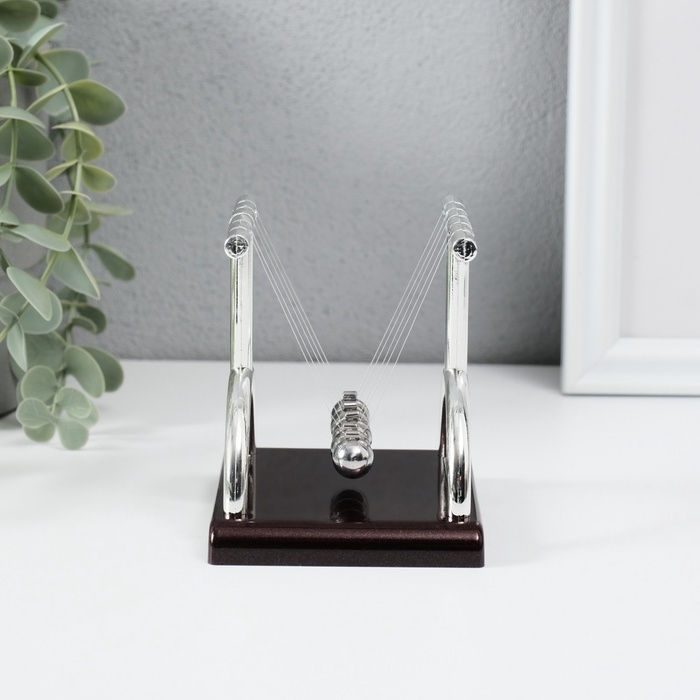 Маятник Маятник "Шары техно" квадрат столбик 9 x 9 x 7,5 см