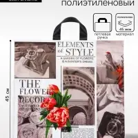 Пакет &laquo;Визуал&raquo;, полиэтиленовый с петлевой ручкой, 42&times;45 см, 45 мкм