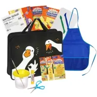 Набор для труда А4, с ручками, Calligrata &laquo;Гуси&raquo;, 14 предметов, пластик