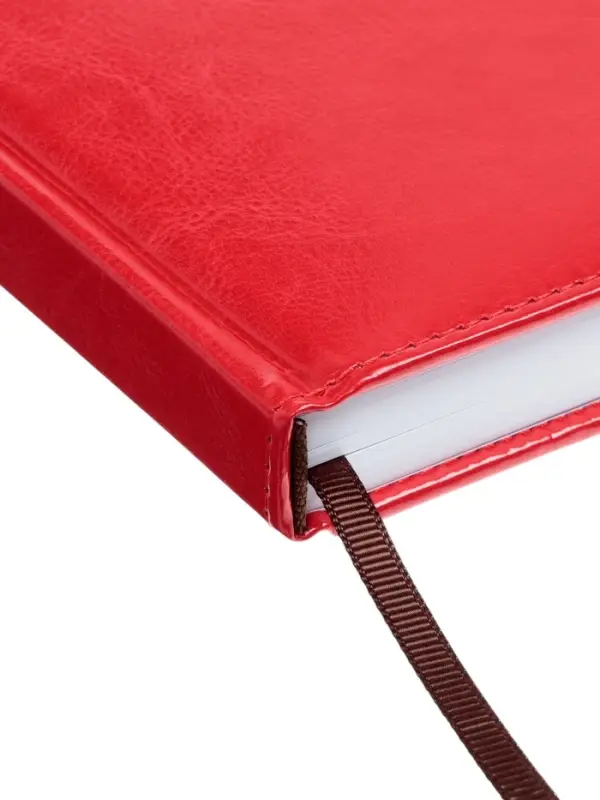 Ежедневник недатир А5 160л Небраска красный