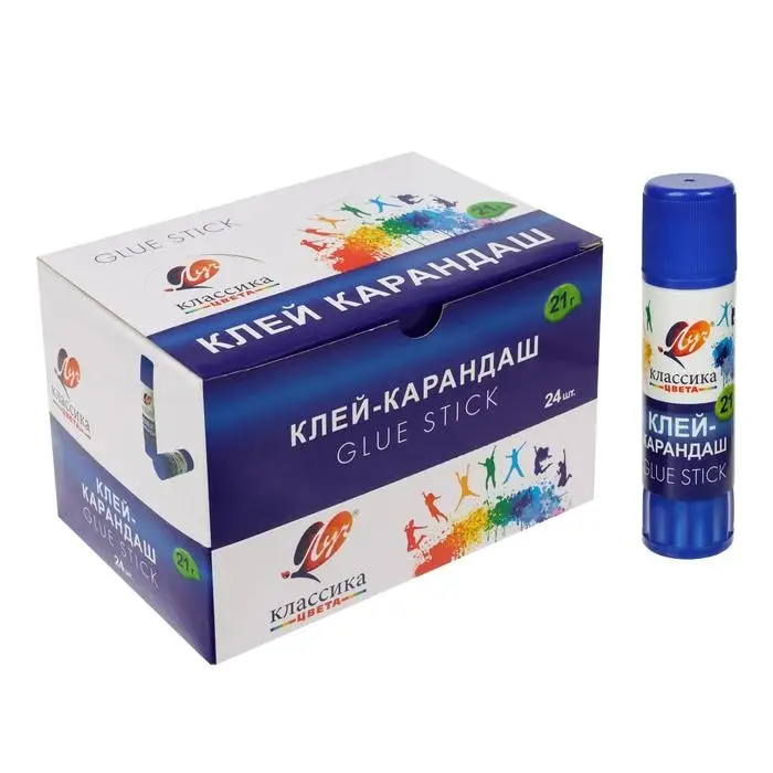 Клей-карандаш PVP 21 г Луч &laquo;Классика&raquo;