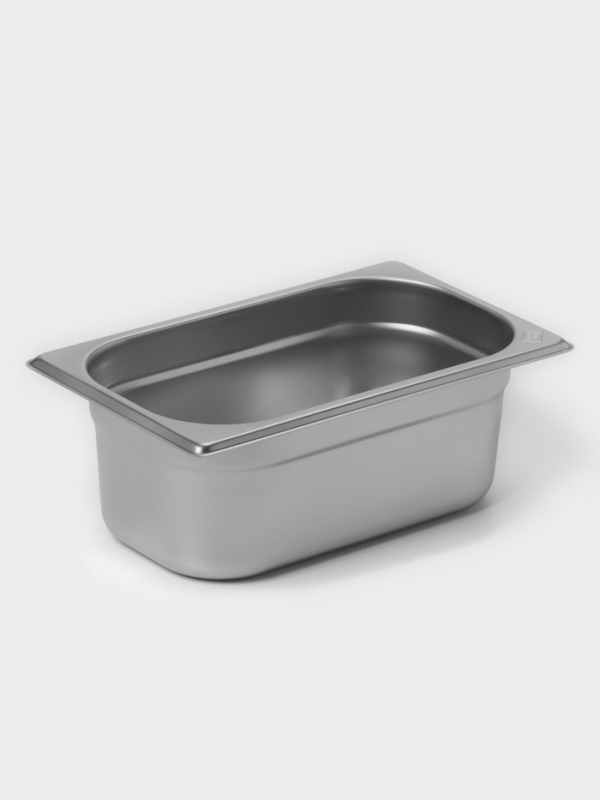 Гастроемкость 1/4x100 мм, 265*162*100 мм, толщина 0,8 мм Гастроемкость 1/4x100 мм, 265*162*100 мм, толщина 0,8 мм