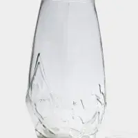 Ваза стекло настольная "Мариба" 22х10,5 см, прозрачный Ваза стекло настольная "Мариба" 22х10,5 см, прозрачный