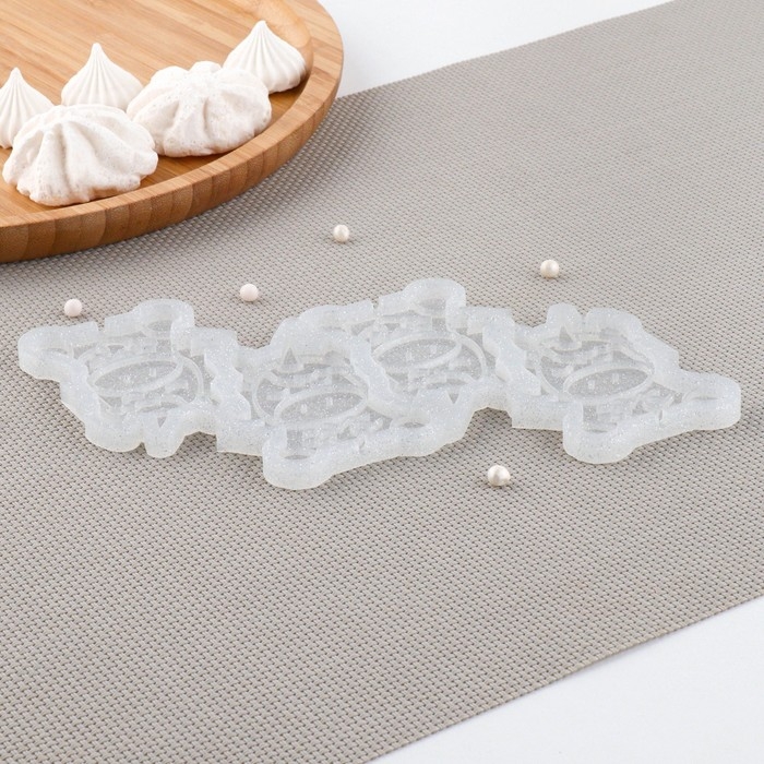 Силиконовый молд для леденцов и шоколада «Единорог», 6×4 см, цвет прозрачный Силиконовый молд для леденцов и шоколада «Единорог», 6×4 см, цвет прозрачный