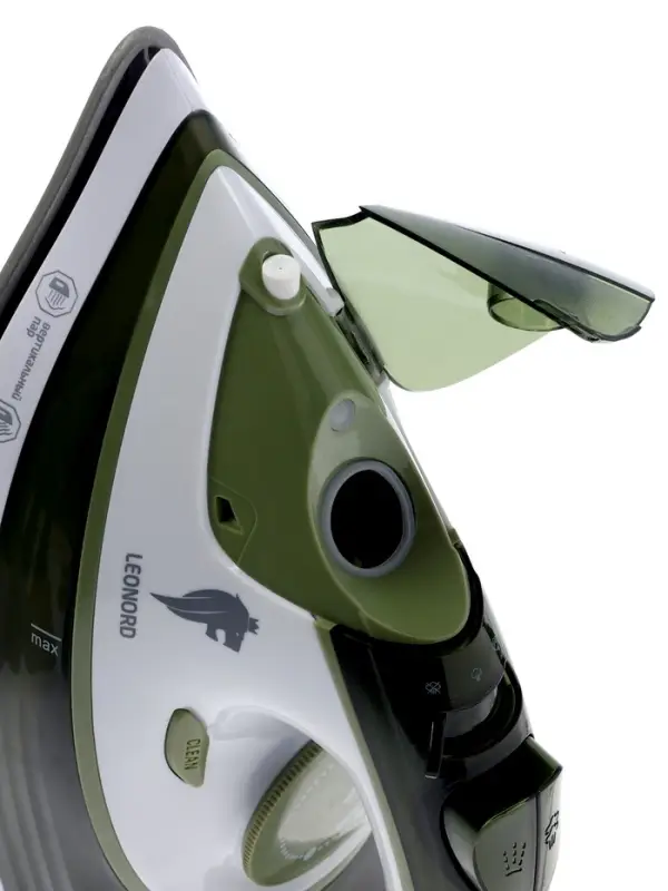 Утюг Leonord LE-1808, 3200 Вт, керамическая подошва, 32 г/мин, 350 мл, зелёный