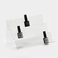 Подставка горка 3 ступеньки, наклонная, 25&times;15&times;14 см, оргстекло 2 мм