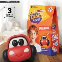 Магнит из полимерной глины своими руками &laquo;Гонки&raquo;, набор для творчества