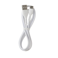 Кабель Hoco X37, Type-C - USB, 3 А, 1 м, PVC оплетка, белый