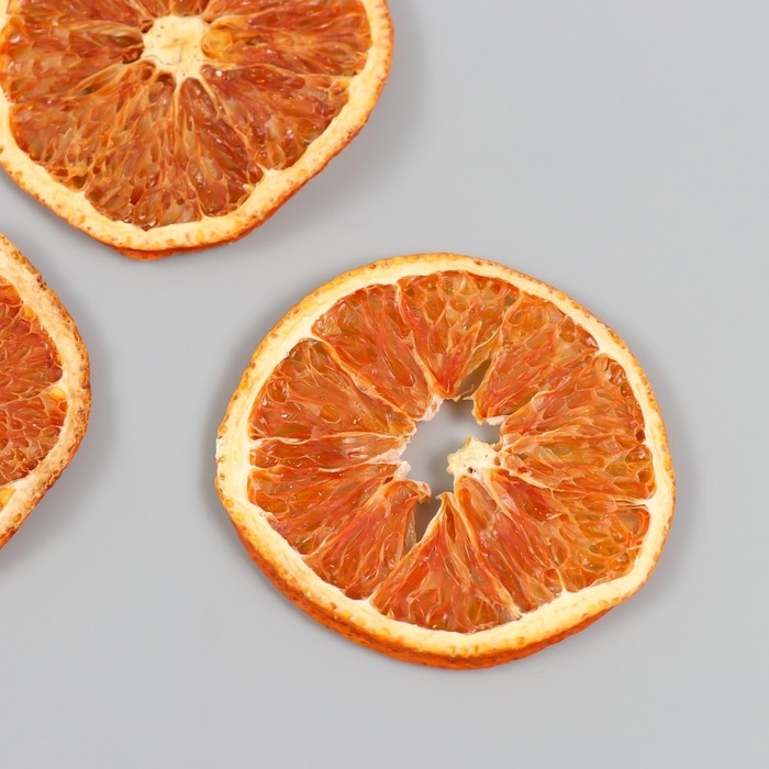 Декор для творчества Декор для творчества "Сушеные апельсины" цвет оранжевый, 5 см (набор 3 шт)