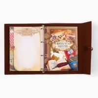 Родословная книга &laquo;Наш род&raquo;, 56 листов, коричневый, 35&times;23.5 см