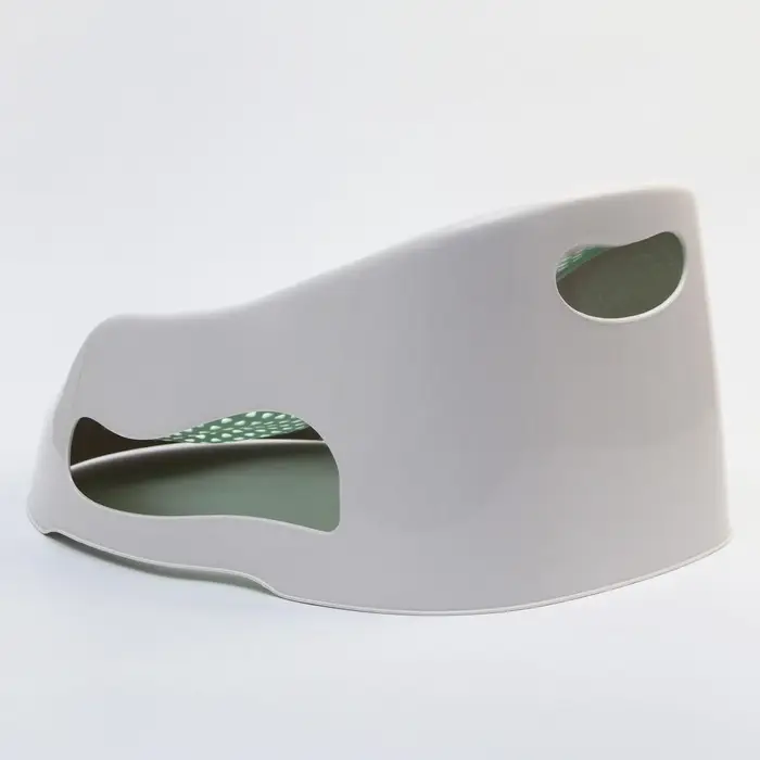 Горка для купания новорожденных Крошка Я, 0-6 мес., р-р 43&times;30&times;19 см, белый/мятный