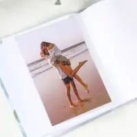 Фотоальбом на 40 фото 10х15 см "Белые розы и сердечки в посыпке" в коробке 4,5х14х17 см