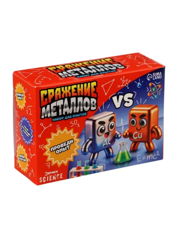 Набор для опытов "Большой набор для опытов", 6в1 ЭВРИКИ