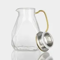 Набор для напитков Magistro &laquo;Льдинка&raquo;, 5 предметов: кувшин 1.6 л, 4 кружки 300 мл, стекло