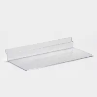 Полка для экономпанелей, для обуви, 25&times;12 см, оргстекло 2 мм