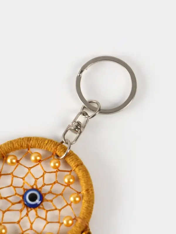 Брелок Брелок "Ловец снов" 17 см, цв. медный