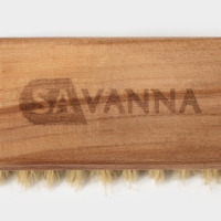 Щётка для обуви SAVANNA, 10×3,5 см, 59 пучков, натуральный волос