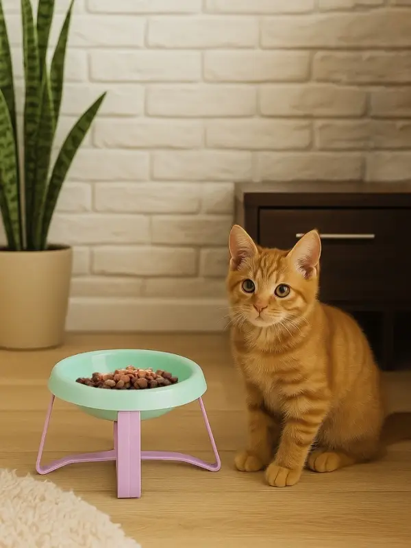 Миска на подставке, 170 мл, пластик