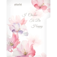 Разделитель листов пласт А5 Attache Selection Flower dreams, 3шт/уп, в асс