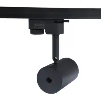 Трековый светильник Luazon Lighting под лампу Gu10, цилиндрический, чёрный