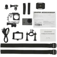 Экшн-камера Digma DiCam 300, серая Экшн-камера Digma DiCam 300, серая