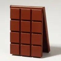 Зеркало складное &laquo;Шоколадное чудо&raquo;, с расчёской, 8.5&times;6 см, МИКС