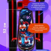 Снегокат &laquo;Ника-джамп&raquo; с галактическим роботом, красный, СНД1/ГР Nika Kids