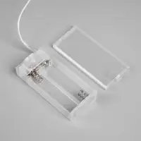 Юбка для елки, с подсветкой, "Белая", 50х30х7 см, 35LED, батарейки ААх3 (не в комплекте), свечение тёплое белое