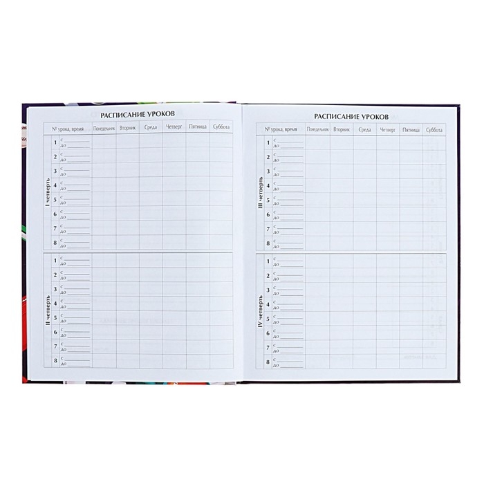 Дневник для 1-4 классов "Снова в школу. Коллаж", твёрдая обложка, глянцевая ламинация, 48 листов