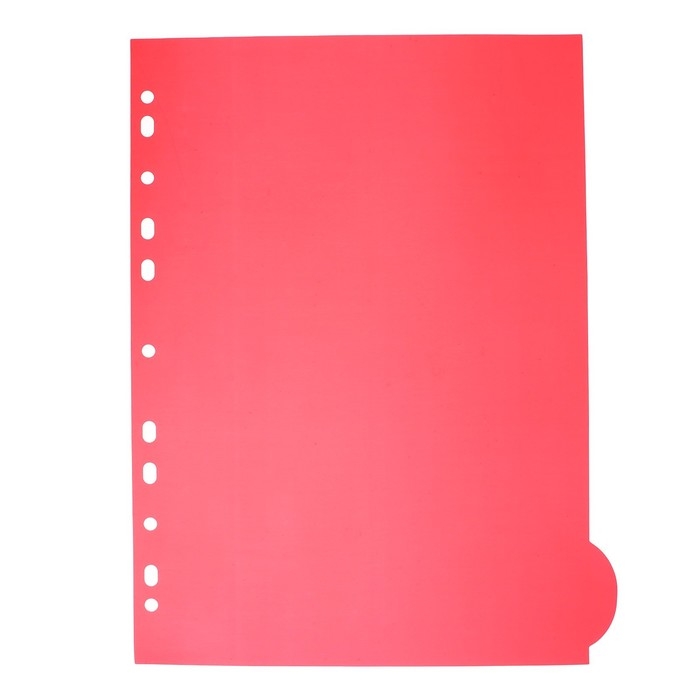 Разделитель листов A4 (300 x 225 мм) цветовой, 5 листов, Разделитель листов A4 (300 x 225 мм) цветовой, 5 листов, "deVENTE. Marandi" полипропилен 140 мкм, индивидуальная упаковка