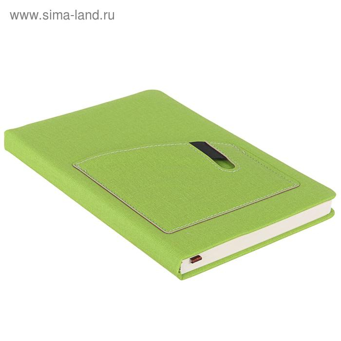 Ежедневник недатированный А5, 80 листов, линия, обложка пвх, с карманом, МИКС