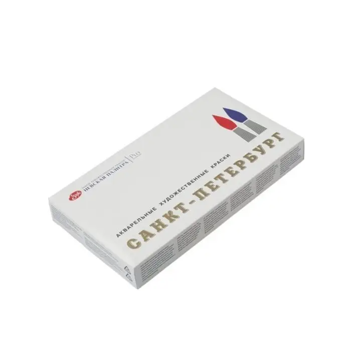 Акварель художественная в кюветах &laquo;ЗХК. Санкт-Петербург&raquo;, 24 цвета &times; 2.5 мл, пластиковая палитра