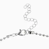 Кулон детский &laquo;Выбражулька. Мишка&raquo;, 40 см, бежевый в серебре