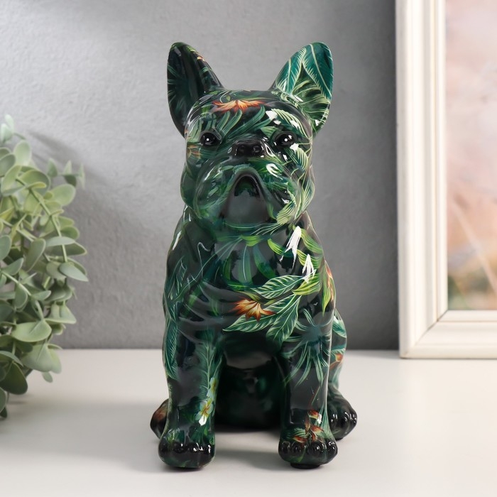 Сувенир полистоун Сувенир полистоун "Бульдог. Джунгли" 13х15,5х21,5 см