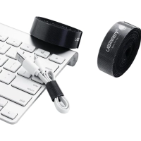 Органайзер UGREEN LP124 кабельный на липучке. цвет черный. 2м (40354)