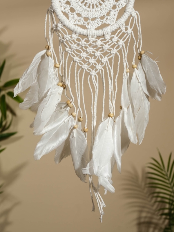 Ловец снов Ловец снов "Белый цветочек" 12х50 см.