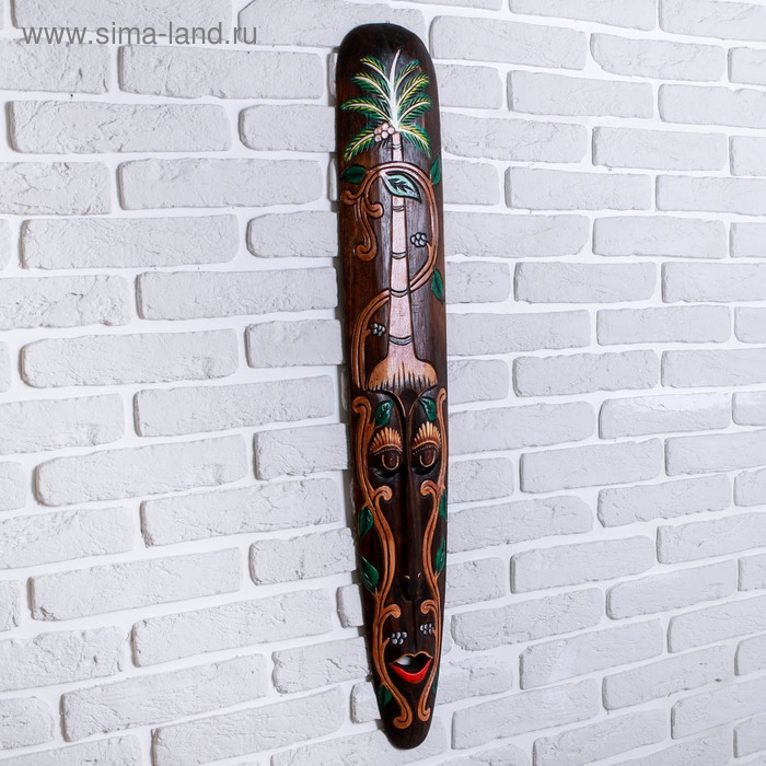 Маска дерево Маска дерево "Джунгли" 100х17х3,5 см