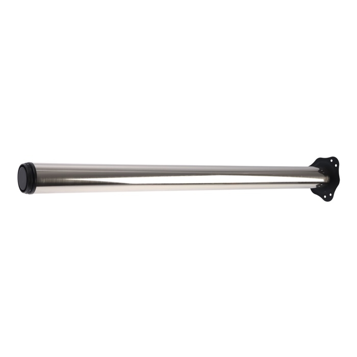 Опора мебельная, барная, ТУНДРА, 60х870 мм, цвет сатин никель Опора мебельная, барная, ТУНДРА, 60х870 мм, цвет сатин никель