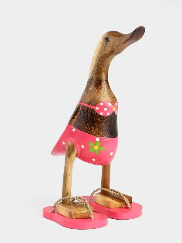 Сувенир &laquo;Утка в шлёпках&raquo;, 27 см, дерево