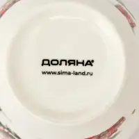 Кружка новогодняя Доляна &laquo;Волшебная ночь&raquo;, фарфор, 400 мл, белая