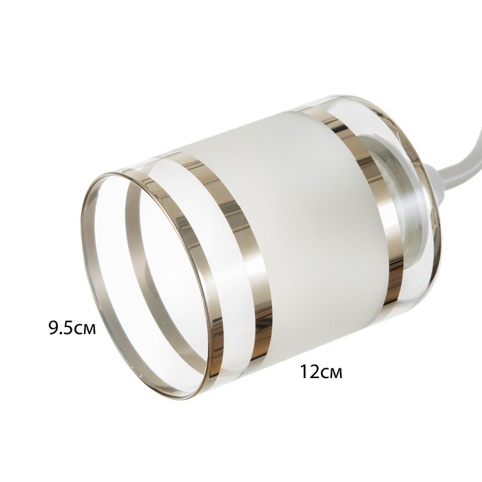 Люстра Люстра " Эмма" 3хЕ27 40Вт белый 51х51х25см BayerLux