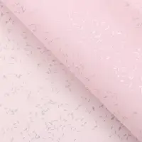 Пленка для цветов, "Звёздное небо", розовый, 57х57 см