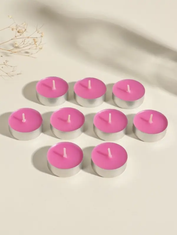 Набор свечей ароматических чайных &laquo;Роза&raquo;, 10 г, 9 шт.