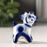 Фигурка фарфор &laquo;Сеня козлёнок&raquo;, 5.5 см, гжель