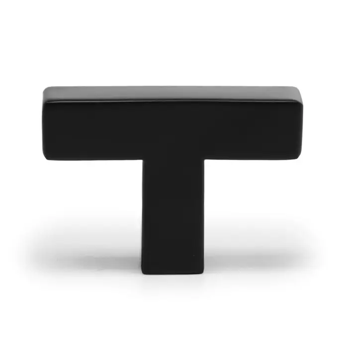 Ручка-кнопка CAPPIO SQUARE RSC008, нержавеющая сталь, цвет черный