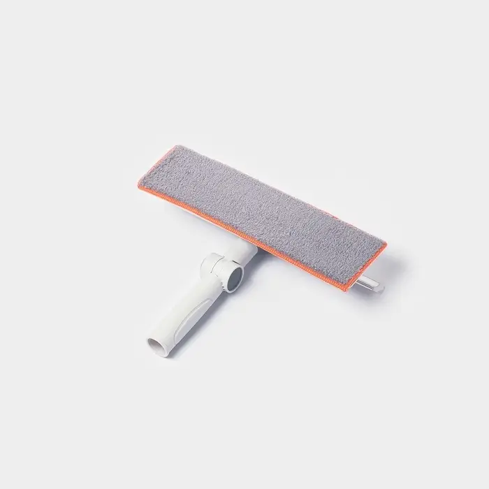 Оконная швабра с креплением на липучке 30&times;8 см, длина 103-145 см, 2 насадки, 45+180 поворот