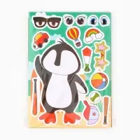 Наклейки детские для творчества "Животные" набор 24 шт