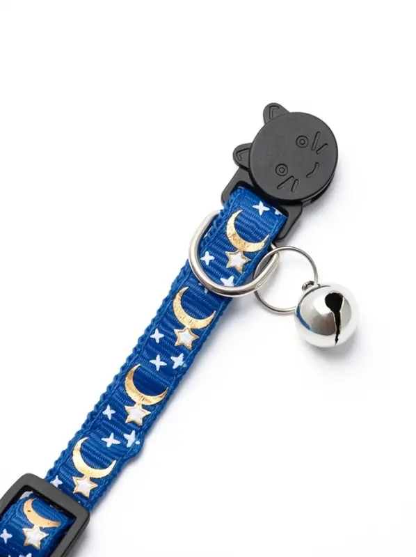 Набор ошейников для кошек &laquo;Пижон. Ночь&raquo;, 19-32&times;1 см, 2 шт.