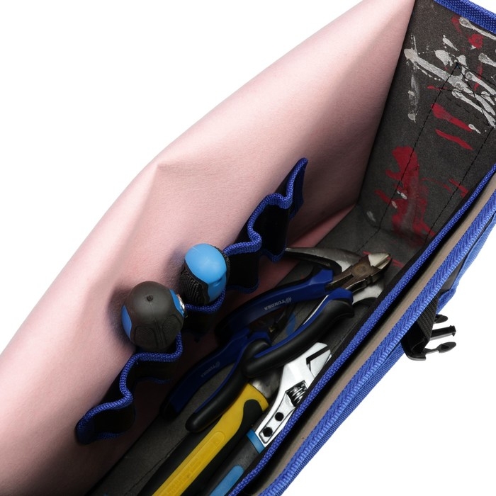 Сумка для инструментов ТУНДРА, 5 петель, два отделения, ремень, 400 х 320 х 130 мм Сумка для инструментов ТУНДРА, 5 петель, два отделения, ремень, 400 х 320 х 130 мм