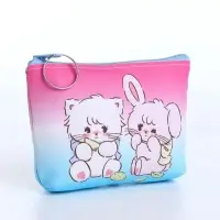 Кошелёк детский &laquo;Зайчики&raquo;, маленький, монетница, МИКС